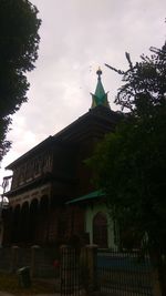 Low angle view of building against sky