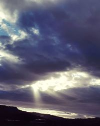 Scenic view of sky during sunset