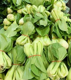 Full frame shot of vegetables for sale