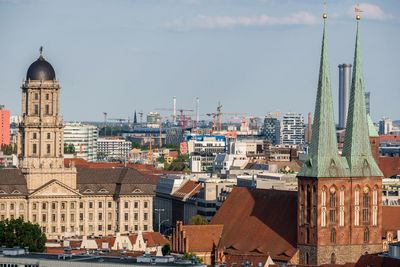 Cityscape against sky