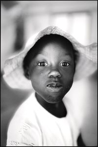 Close-up portrait of boy