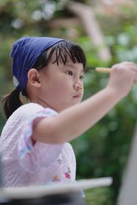 Portrait of cute girl