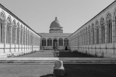 Historic building against clear sky