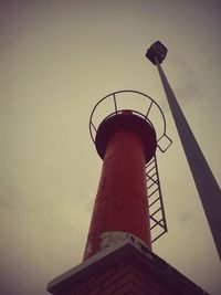 Low angle view of lighthouse