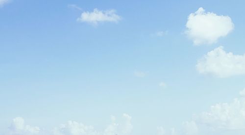 Low angle view of clouds in sky