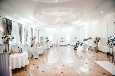 Interior of church