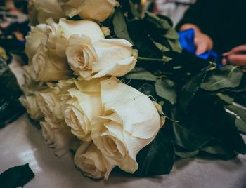 Close-up of rose bouquet