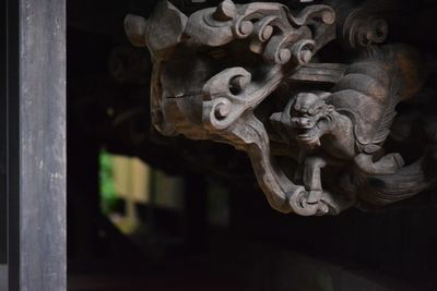 Close-up of buddha statue