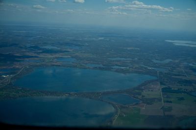 Aerial view of landscape