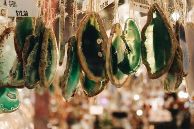 High angle view of market stall for sale