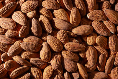 Full frame shot of walnuts