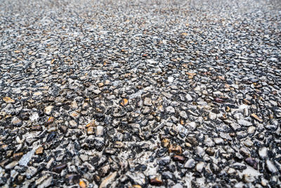 The texture of the exposed aggregate finish flooring, non-slip