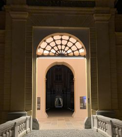 Entrance of historic building