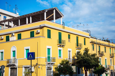 Low angle view of building against sky