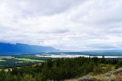 Scenic view of landscape against sky