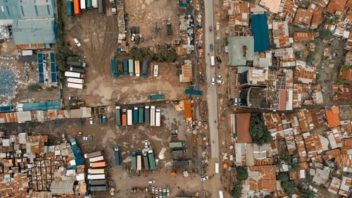 Aerial view of the industrial area in dar es salaam