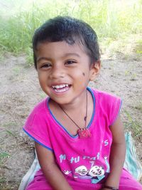 Portrait of a smiling girl