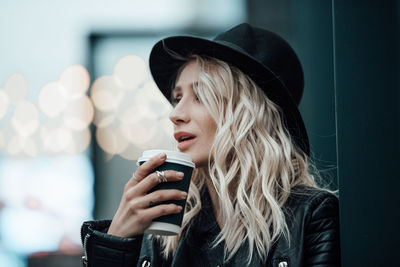 Young woman using mobile phone