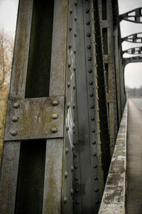 Close-up of metal structure