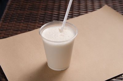 Close-up of drink on table