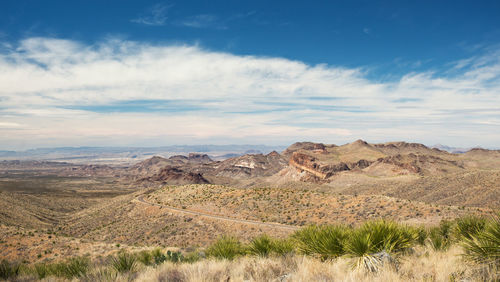 Scenic view of landscape against sky