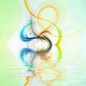 High angle view of water drop on glass