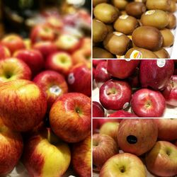 Full frame shot of fruits for sale in market