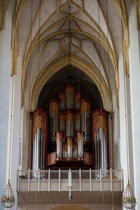 Interior of church