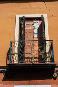 Low angle view of old building