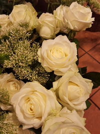 Close-up of rose bouquet