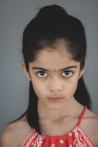 Close-up portrait of young woman