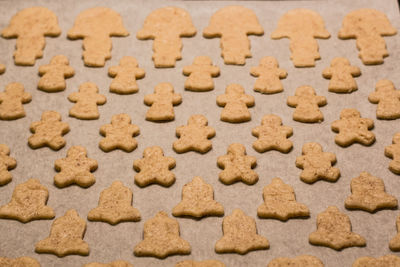 Close-up of christmas cookies