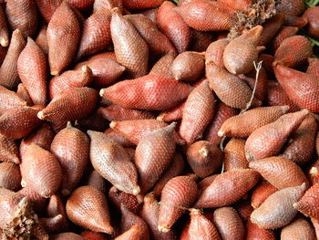 Full frame shot of fruits for sale at market