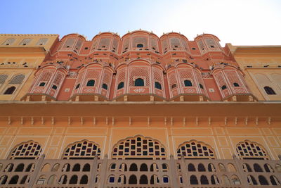 Low angle view of building against sky