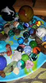 Full frame shot of multi colored objects