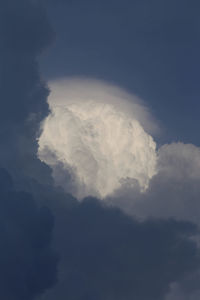 Low angle view of cloudscape against sky