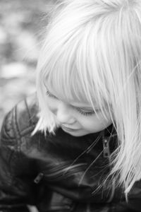 Close-up of young woman