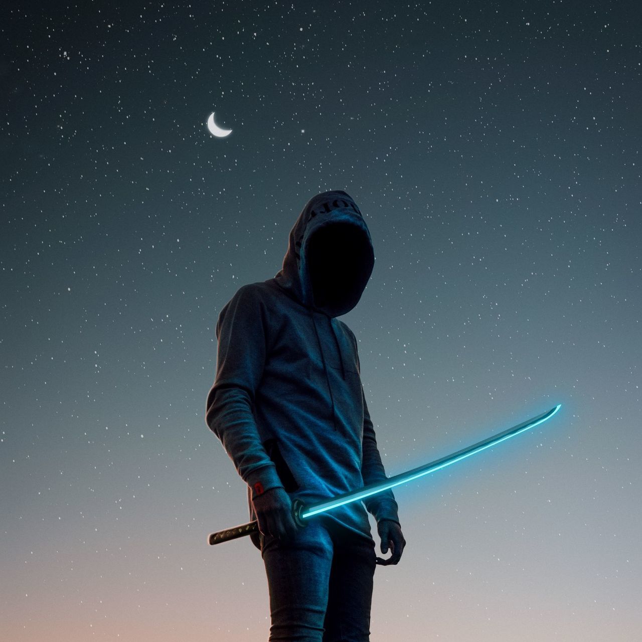 star, space, astronomy, night, one person, sky, astronomical object, galaxy, men, nature, science, moon, adult, space and astronomy, standing, scenics - nature, blue, screenshot, planet, person, beauty in nature, star field, motion, outer space, three quarter length, young adult, exploration, skiing