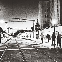 City street at night