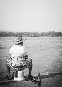 Reflection of trees in water