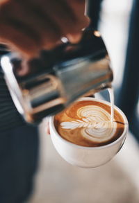 Close-up of coffee cup