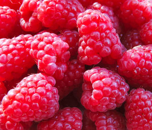 Full frame shot of strawberries