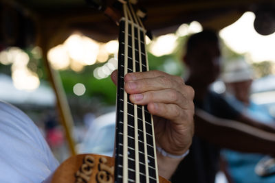 Musicians are seen playing at a vintage car event in the city of salvador, bahia.