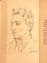 Close-up of text on wall