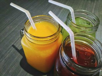 Close-up of drink on table