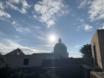 Buildings against sky in city