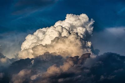 Low angle view of clouds in sky