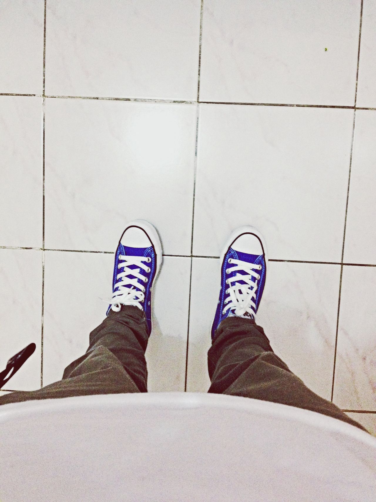 Blue converse