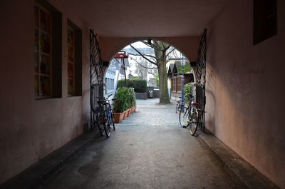 Alley amidst buildings