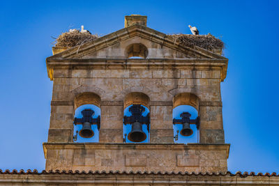 Low angle view of historical building